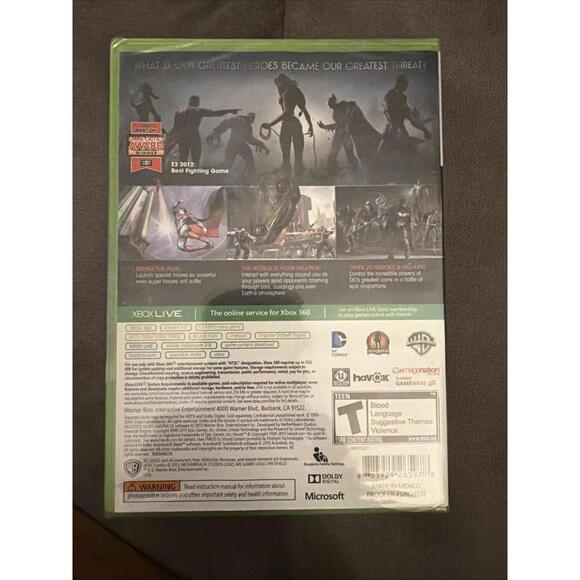 Injustice Gods Among Us Ultimate Edition - Xbox 360 - Brand New - Factory Sealed